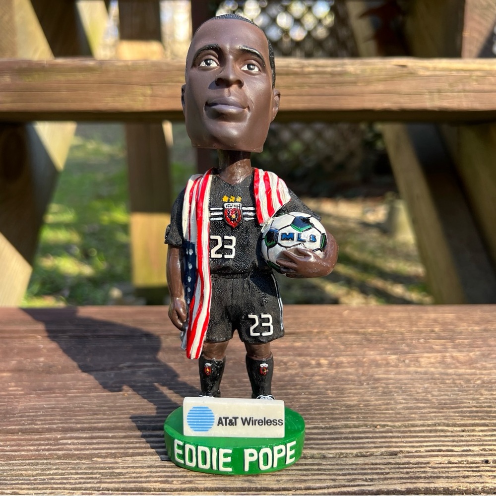Eddie Pope Limited Edition Handcrafted Bobblehead MLS Major League Soccer 2002